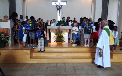 La bénédiction des cartables pour la rentrée scolaire 2025